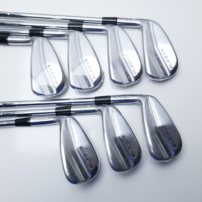 NEW Cobra King Forged Tec 2022 Iron Set / 4 – PW / Stiff Flex / Left-Handed