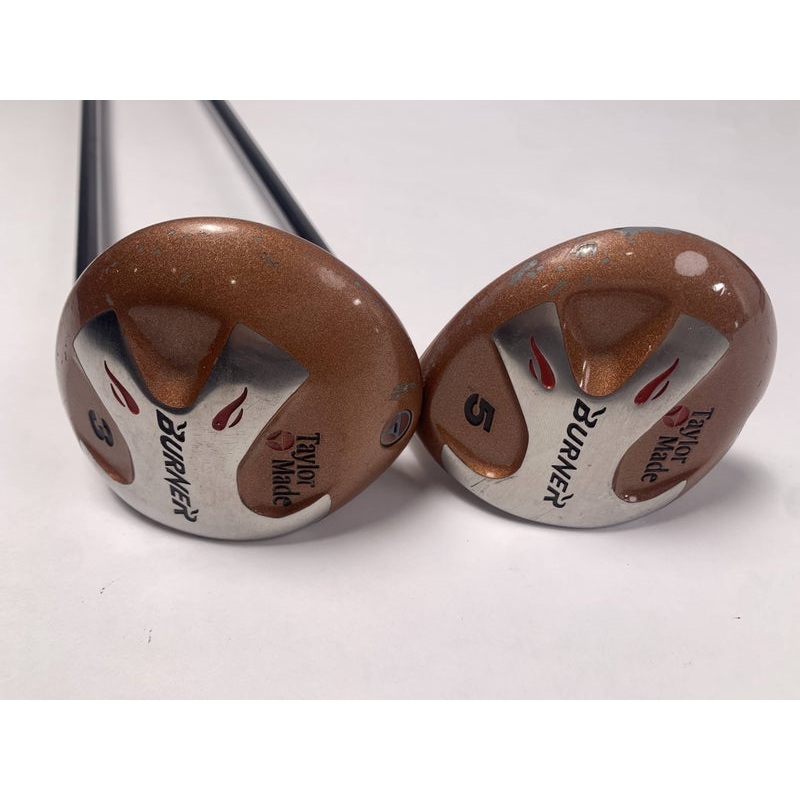 TaylorMade Burner Bubble 3 & 5 Fairway Wood Set 15* 18* R-80 Plus Regular RH