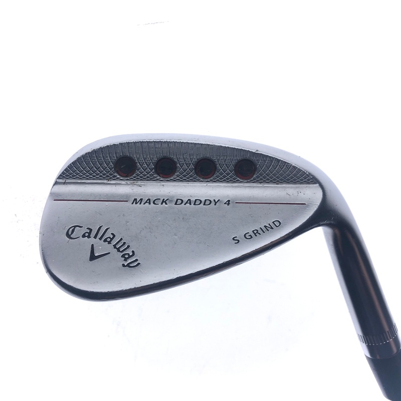 Used Callaway Mack Daddy 4 Chrome Gap Wedge / 52.0 Degrees / Stiff Flex