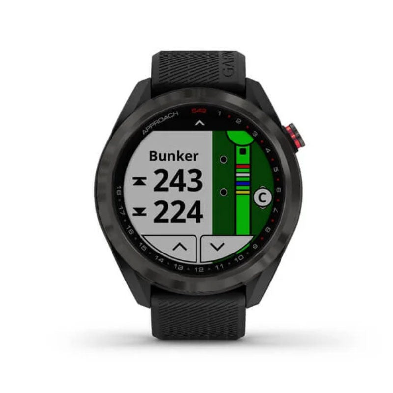 GARMIN Approach S42 Golf Watch (Carbon Grey/Gunmetal/Black)