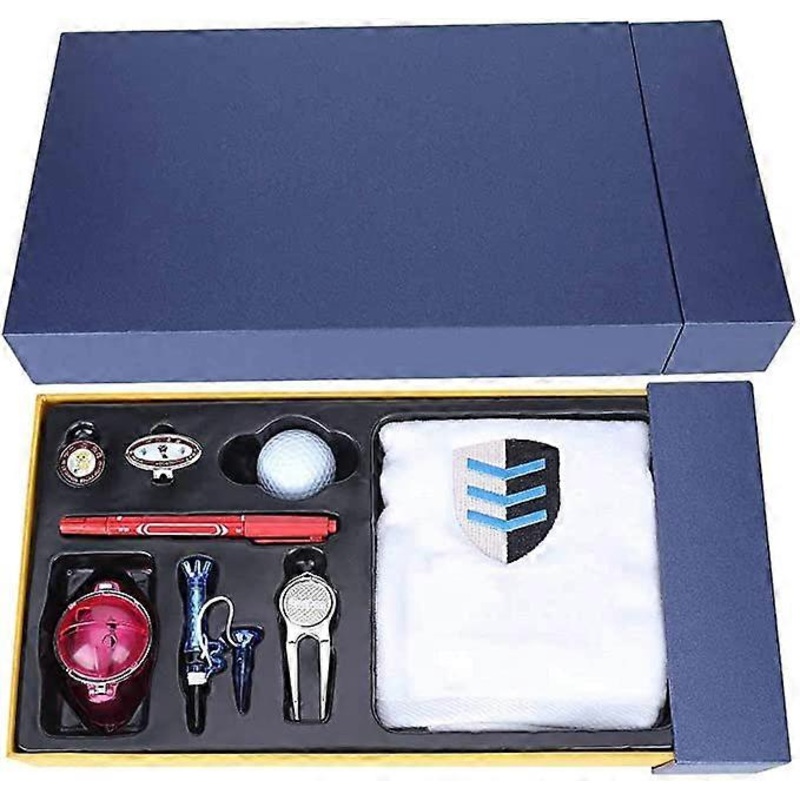 Golf Gift Kit, Golf Tool Kit Beautiful and Practical Fashionable and Beautiful Golf Gift Set, for Both Men and Women Nice Gift Golf Accessory