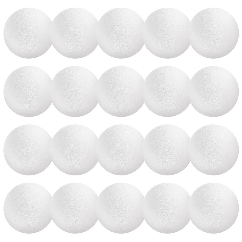Practice Golf Balls For Indoor Golfing Training Wear-Resistant Round Quiet Design EVA Material 4.50X4.50X4.50CM 20Set