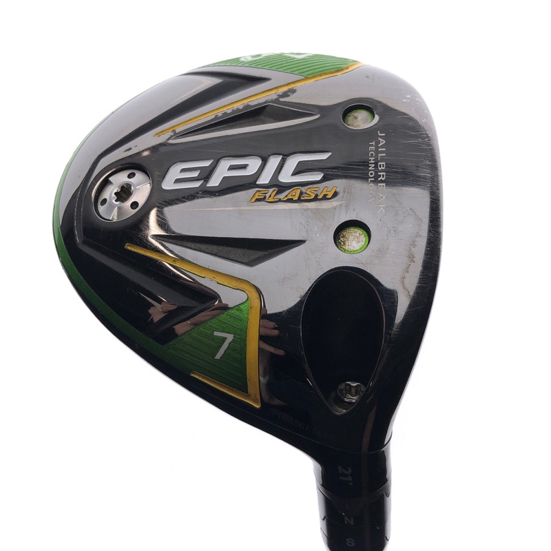 Used Callaway EPIC Flash 7 Fairway Wood / 21 Degrees / Stiff Flex