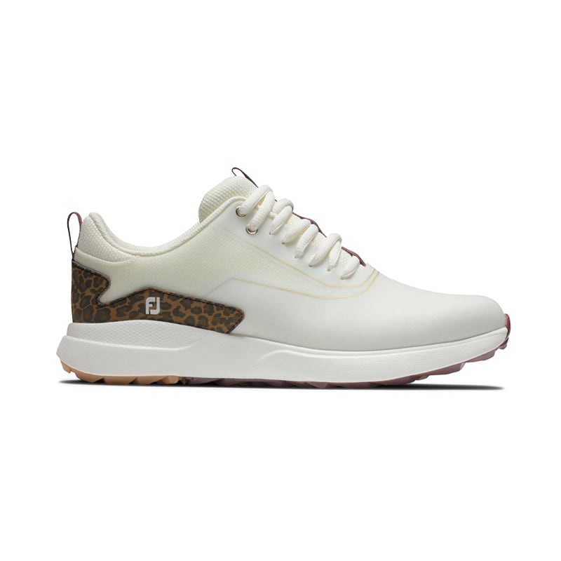 FOOTJOY Performance Women’s Spikeless Shoes (Cream/Leopard)
