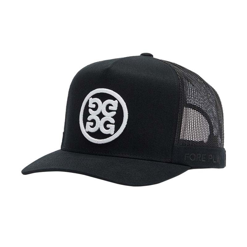 GFORE Circle G’s Knit Trucker Men’s Cap (Onyx)