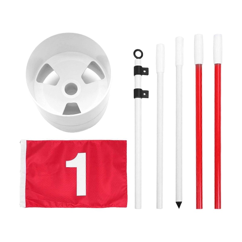 Golf Flag, Golf Putting Green Flag and Hole Cup, Golf Flag Rod, Golf Flag and