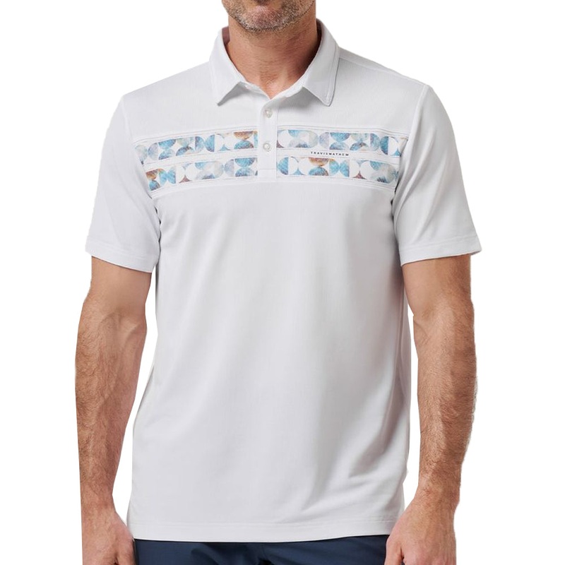 Good Good Chest Stripe Polo|White|Small|Medium|Large|X-Large|XX-Large|XXX-Large