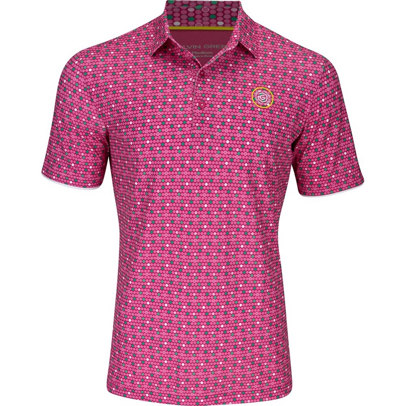 Moore Breathable Polo|Sugar Coral|Golf Green|Medium|Large