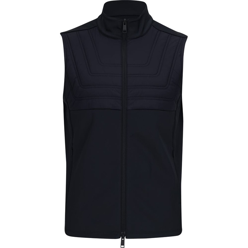 Quilted Hybrid Stretch Vest|Onyx|Snow|Twilight|Small|Medium|Large|X-Large|XX-Large