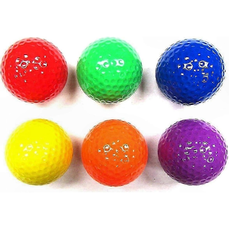 Two-Layer Training Golf Balls – Mixed Colors for Driving Range Practice