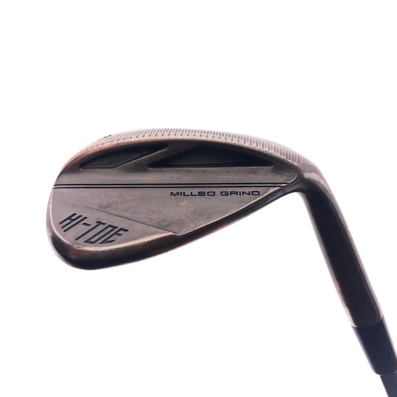 Used TaylorMade Milled Grind Hi-Toe 3 RAW Lob Wedge / 58.0 Deg / Wedge Flex