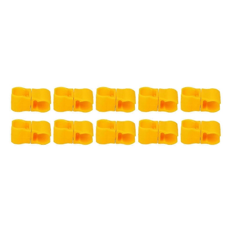 10Pcs Outdoor Football Training Flag Pole Clip Buckle Plastic Scooter Flag Pole Connector