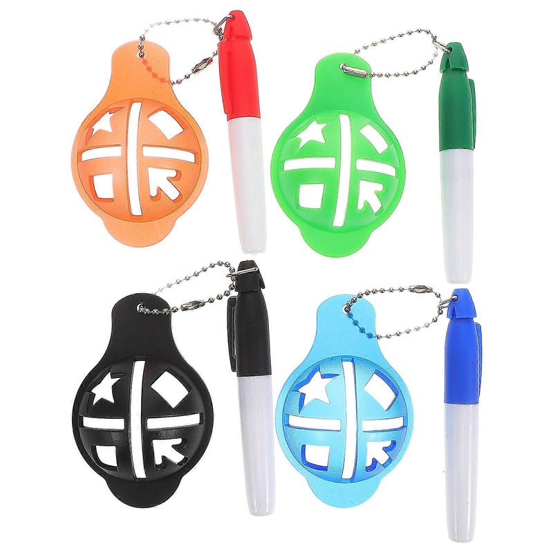 4pcs Golf Ball Line Liner Drawing Marking Alignment Putting Tool Liner Drawing Alignment Tool Golf Ball Marker Stencil Marker Pens Patent Pending
