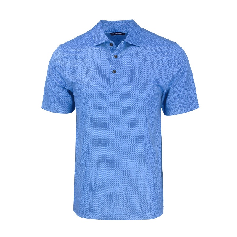 CUTTER & BUCK Pike Tonal Geo Printed Men’s Polo (Atlas)