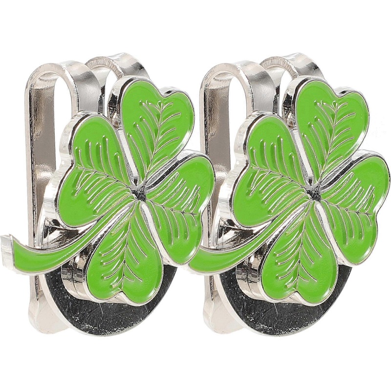 Decorative Golfs Markers Hat Clip Ball Marker Portable 2Pcs For Golf Course Outdoor Golf Activities