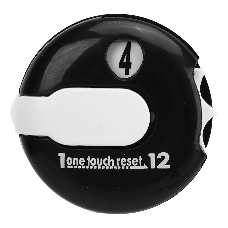 Golf Score Counter Cap Clip Glove Clip One Button Zeroing Golf Accessories Competition Counter