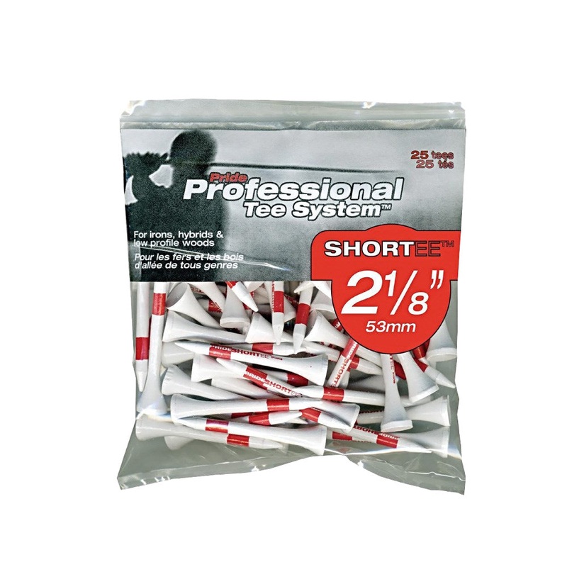 Pride Sports – Wooden Tee – Pts Green Grass 2.18 (25Pc) – White