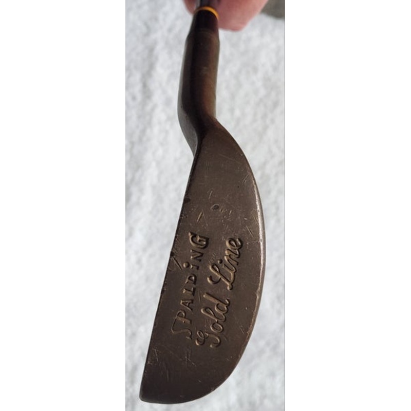 Spalding Gold Line Putter RH; Steel Shaft