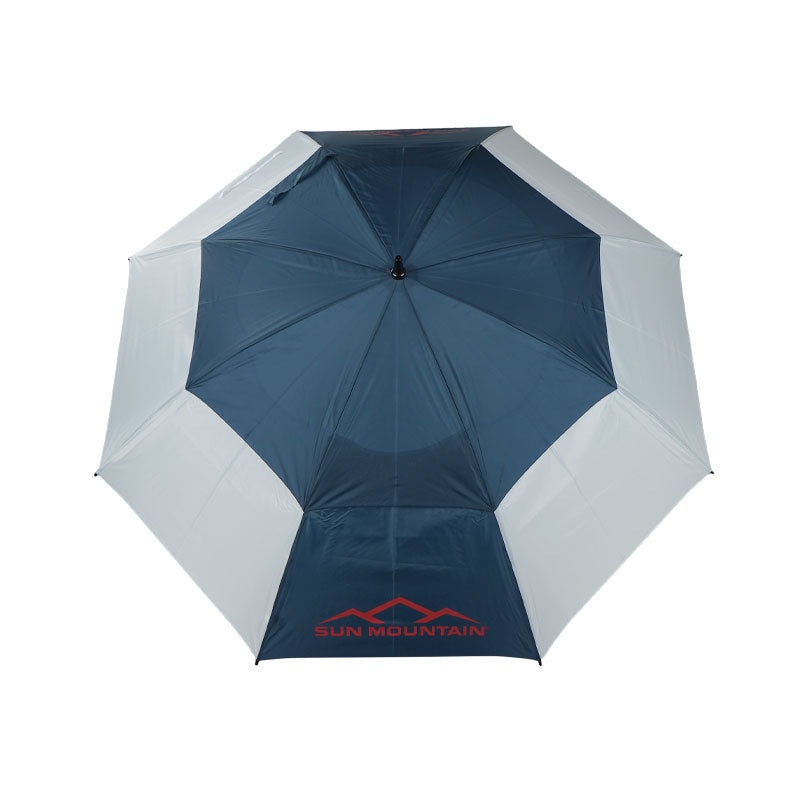 SUN MOUNTAIN 68 Double Canopy Umbrella (Navy/White/Red)