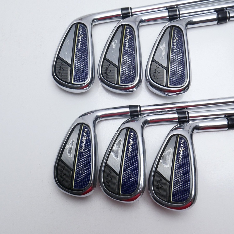 Used Callaway Paradym Iron Set / 5 – PW / Stiff Flex