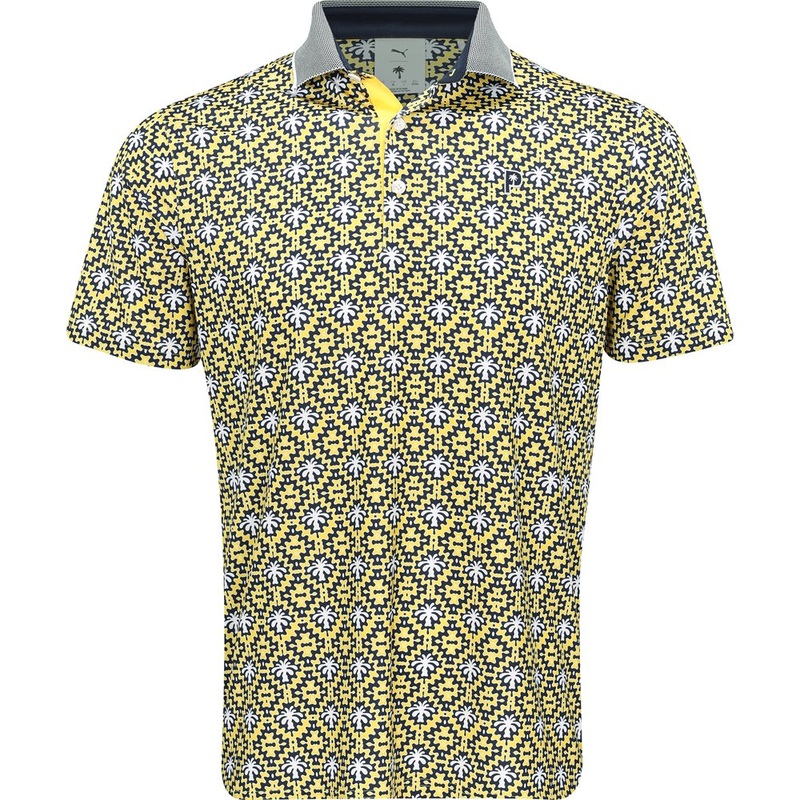 x PTC Tile Polo|Red Fire/Sunny Yellow|White Glow/Deep Navy|Small|Medium|Large|XX-Large|X-Large