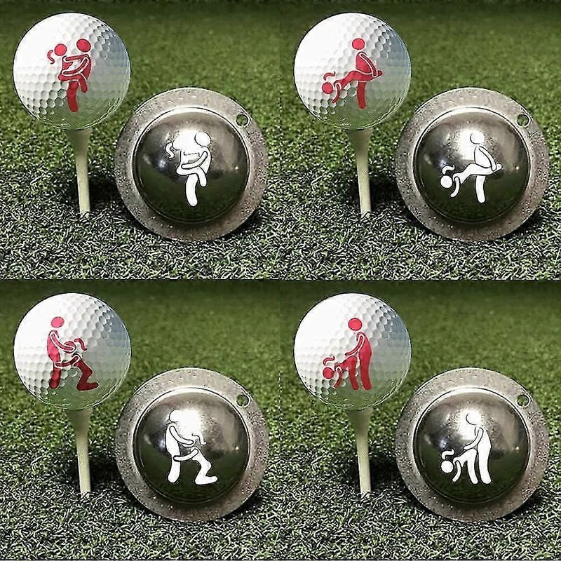 1pc Funny Adult Humor Signal Golf Ball Marker Alignment Tool Models Ball Line Liner Marker Template Alignment Training Aids Tool For Women Men