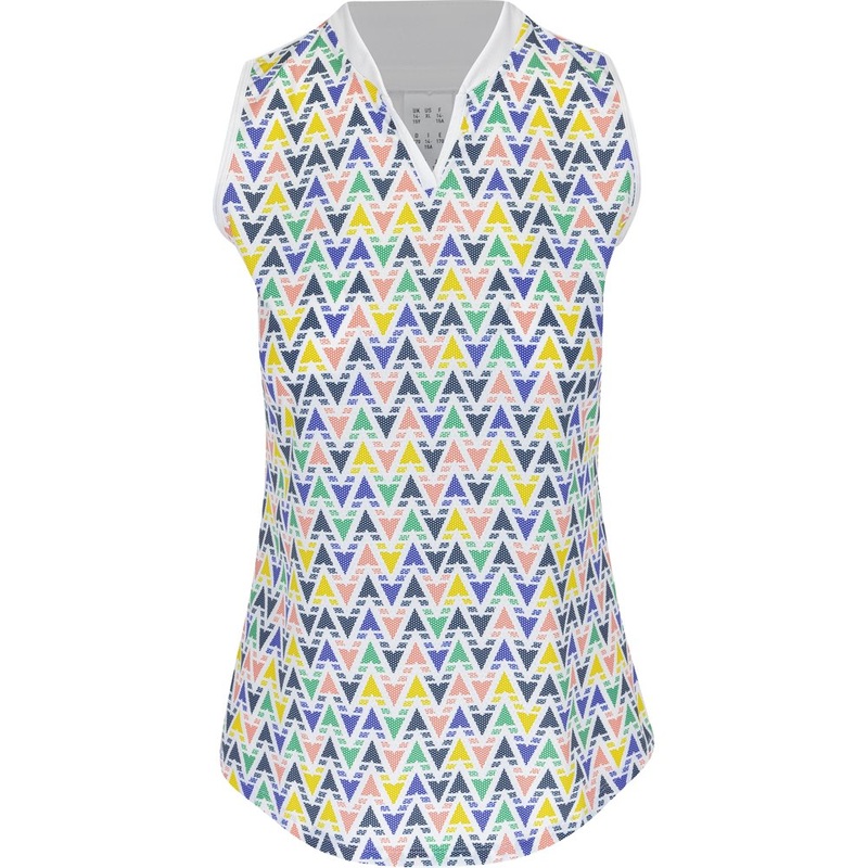 Girls’ HEAT.RDY Printed Sleeveless Polo