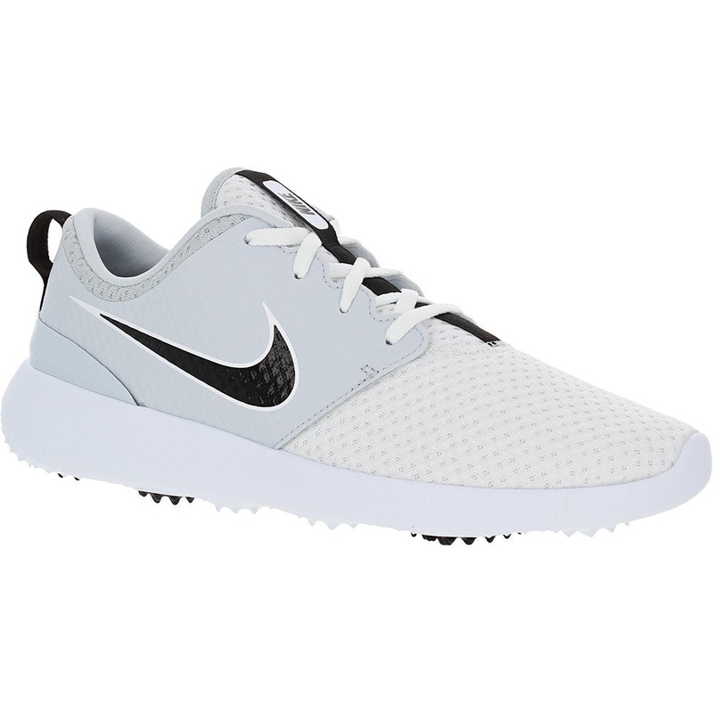 Roshe G Spikeless Golf Shoes|White/Black/Pure Platinum|15