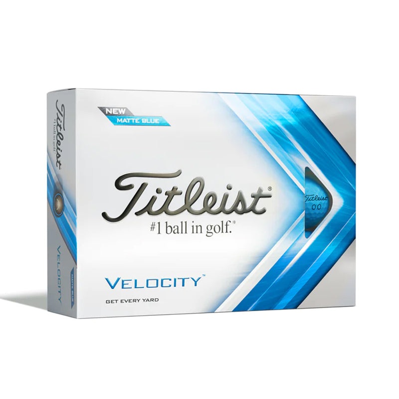 TITLEIST Velocity (2022) (Blue) Golf Ball