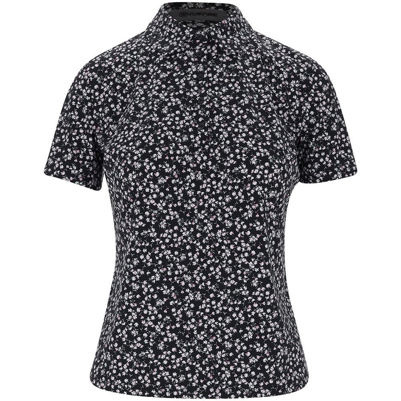 Women’s Ditsy Floral Silky Tech Nylon Polo
