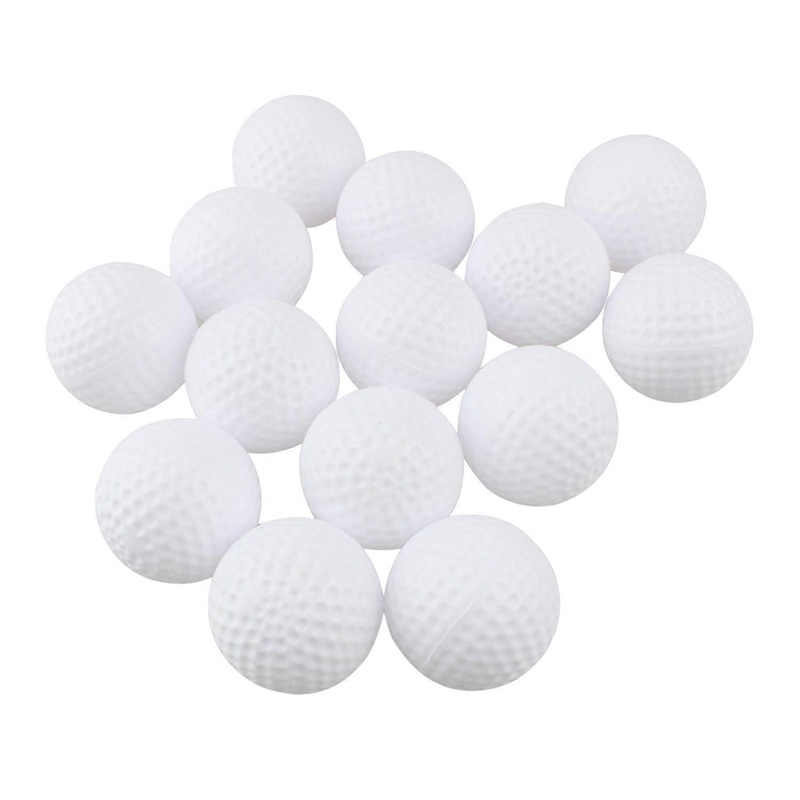 100pcs 41mm White Golf Balls: Realistic Feel for Indoor and Outdoor Training