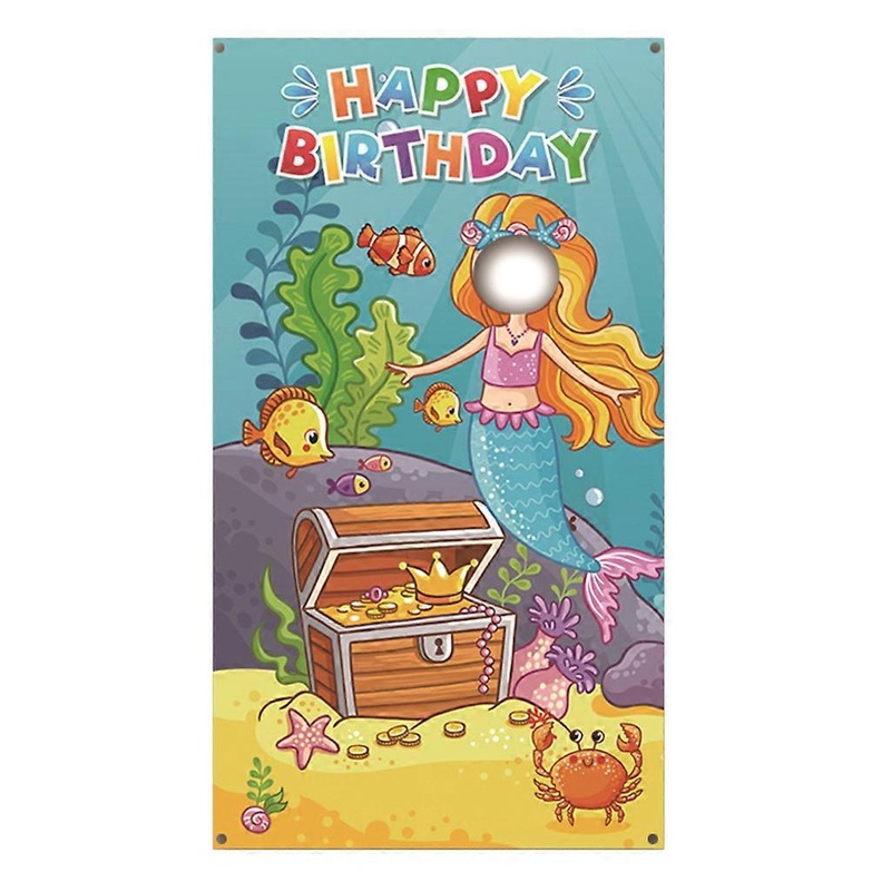 1PC Funny Throwing Game Flag Shooting Game Sandbag Flag for Yard Park Outdoor