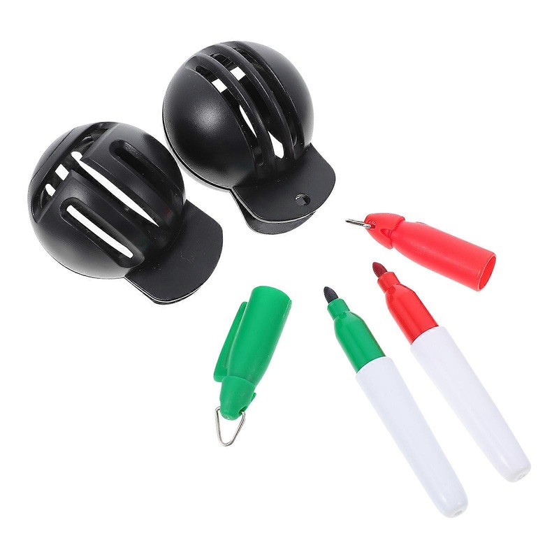 Golfs Alignment Device Clip Style Golf Players 2.4×1.8×1.8in Drawing Straight Line 4Pcs