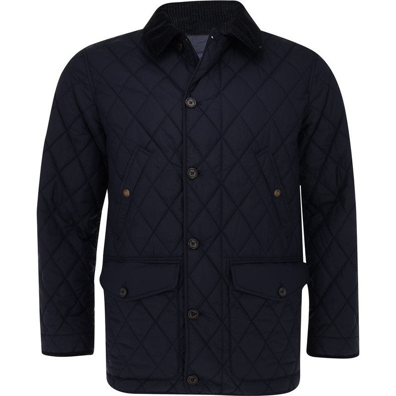 Matte Fine Poly Quilted Car Coat Jacket