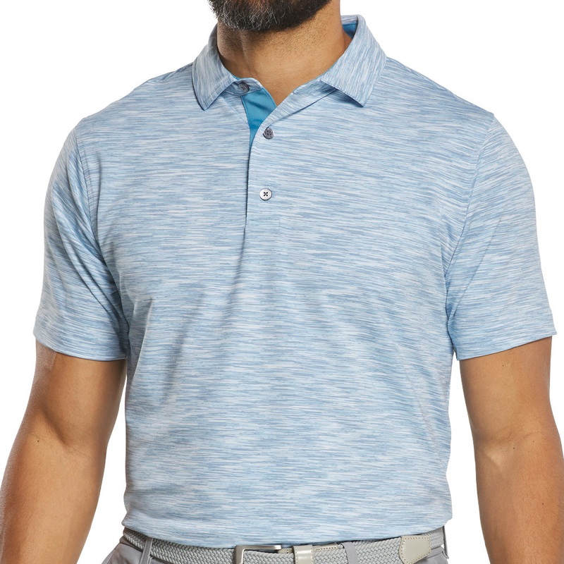 Monterey Lisle Space Dye Polo|High Tide|Small|Medium|Large|X-Large|XX-Large
