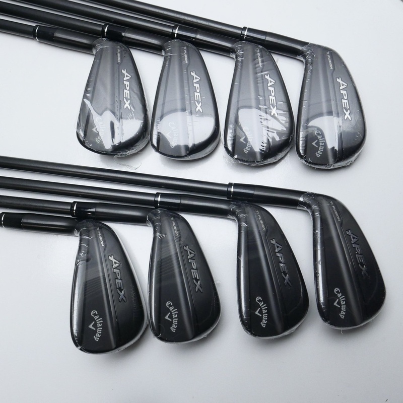 NEW Callaway Apex Ti Fusion Iron Set / 4 – PW + AW / Regular Flex / Left-Handed
