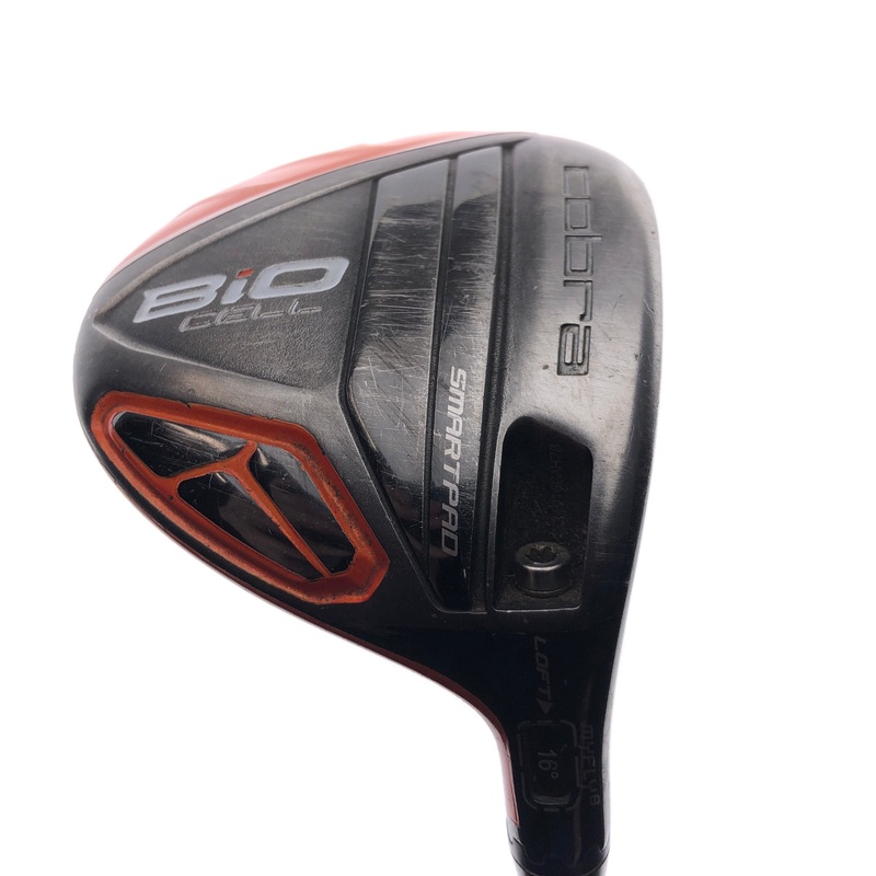 Used Cobra Bio Cell Orange 3 Fairway Wood / 16 Degrees / Regular Flex
