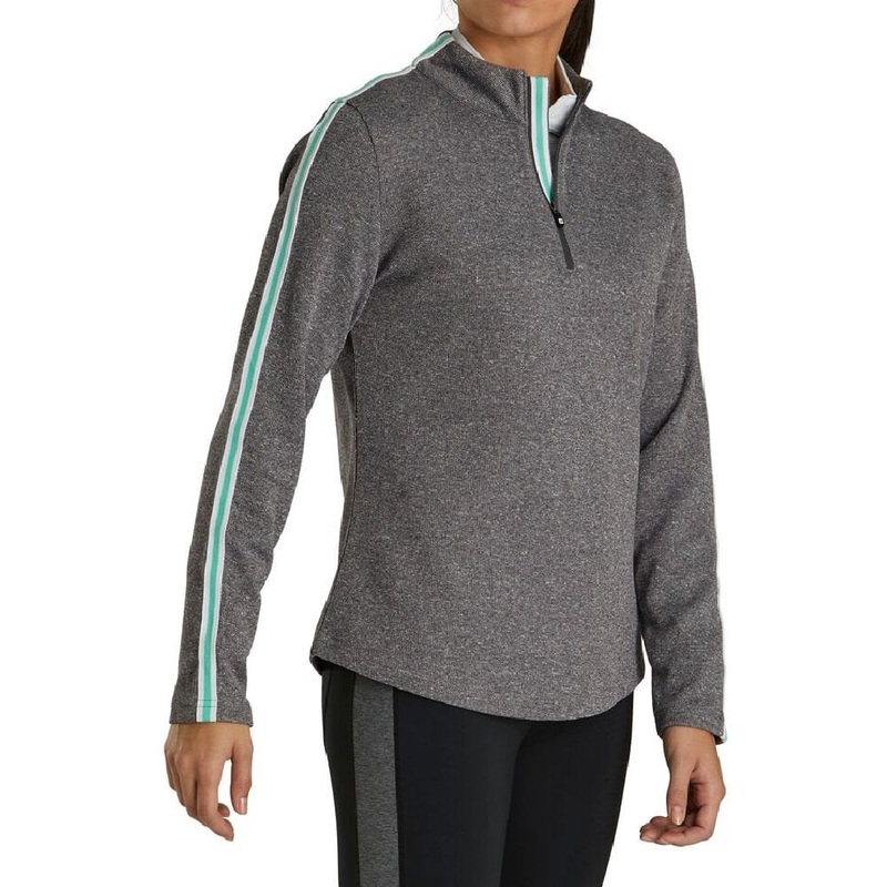 Women’s Double Layer Pique 1/2 Zip Mid-Layer Pullover