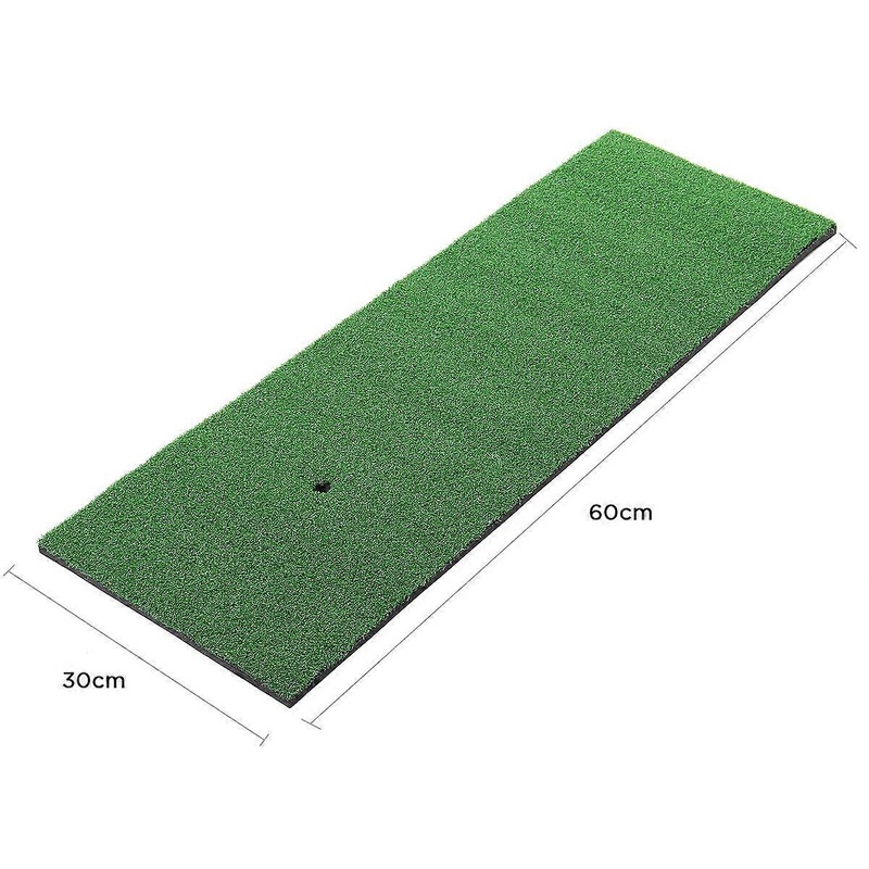30X60/90cm Grass Golf Training Practice Mat Golf Oxford Tee Driving Hitting Range Mat Golf Turf Pitching Mat With Rubber Tee Holder Indoor Outdoor