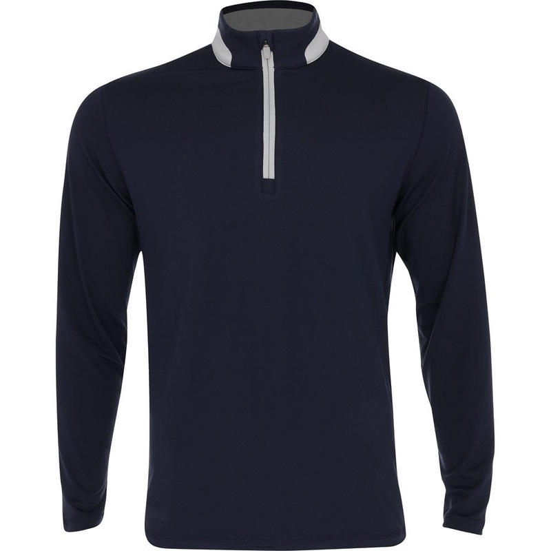 Lightweight 1/4 Zip|Navy Blazer/Ash Gray|Medium|Large|X-Large|XX-Large