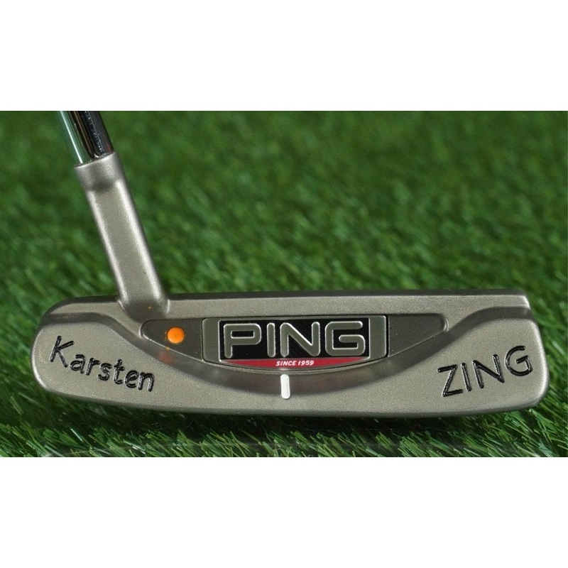 NEW PING ZING ORANGE DOT KARSTEN 35 PUTTER STROKE FITTING STRONG ARC ~ WOW!!
