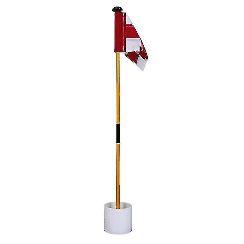 Portable Detachable Golf Flagsticks Putting Green Flags Hole Cup Set Golf Pin Flags For Driving Range Outdoor Backyard