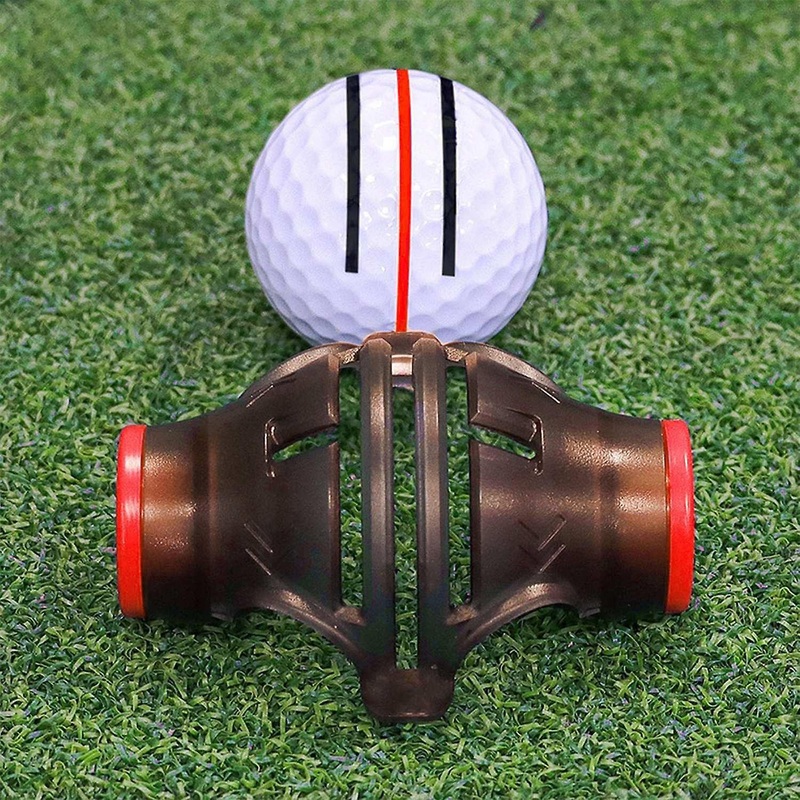 Putt Liner 360: Golf Ball Marker with Triple Line Drawing High Precision