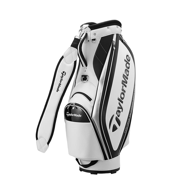 TAYLORMADE TM24 9 True-Lite Cart Bag (White/Black)