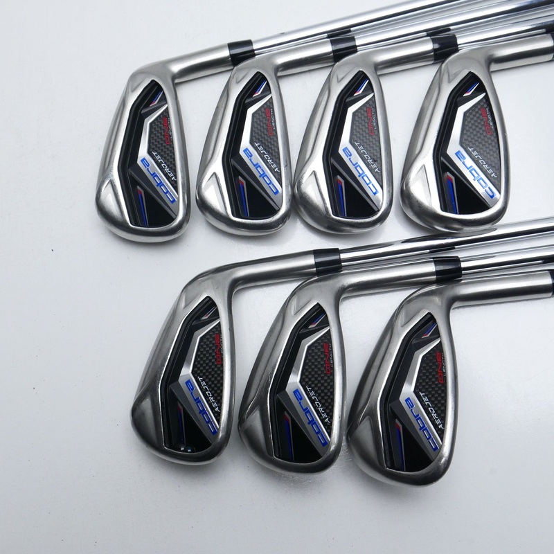 Used Cobra Aerojet One Length Iron Set / 5 – PW + GW / Regular Flex