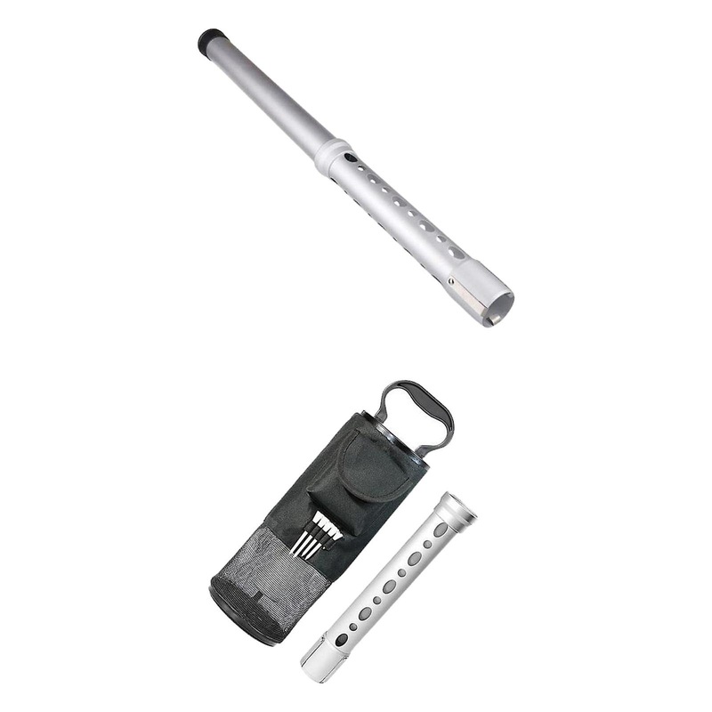 2x Portable Golf Balls Retriever Storage Golf Ball Holder Picker Tube