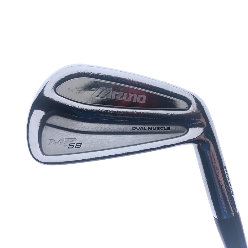 Used Mizuno MP-58 4 Iron / 24 Degrees / Stiff Flex