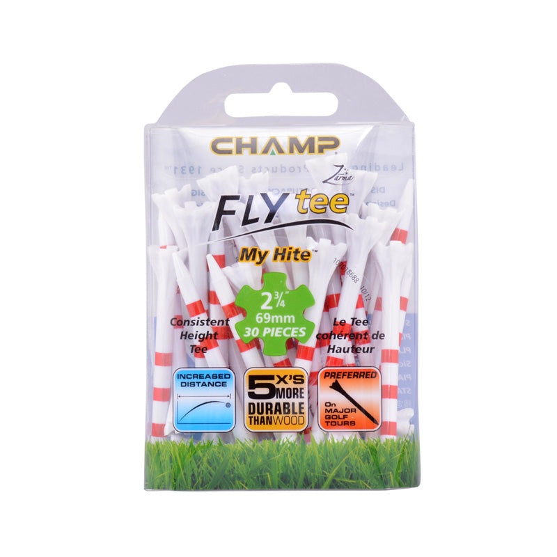 CHAMP 2 3/4 Inch Fly Tee My Hite – 30Pcs