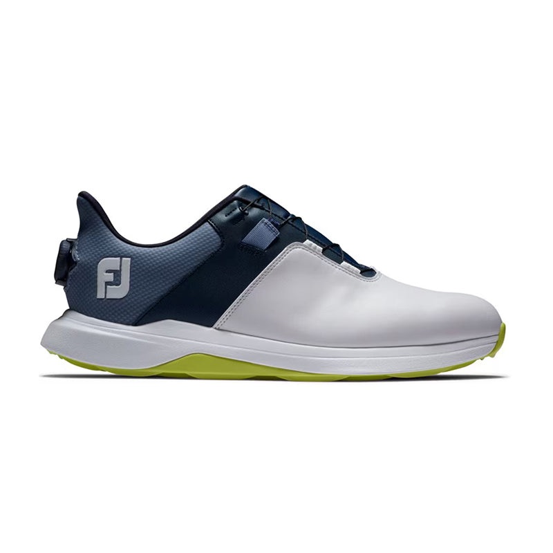 FOOTJOY Pro Lite BOA Men’s Spikeless Shoes (White/Navy)