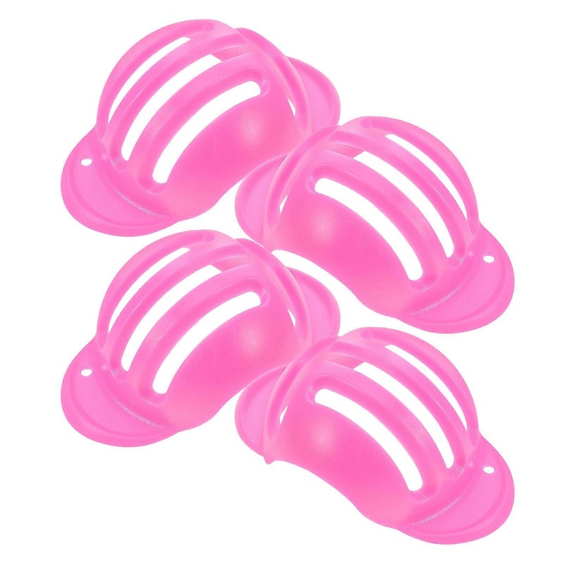 Golf Accessories For Beginners 4Pcs T-Shaped Durable Plastic Ball Alignment Tools In Rosy Color Suitable For Golf Courses And Practice Fields